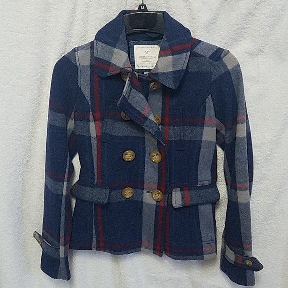 American Eagle Outfitters Jackets & Blazers - American Eagle Wool Pea Coat Jacket  #AECoat01